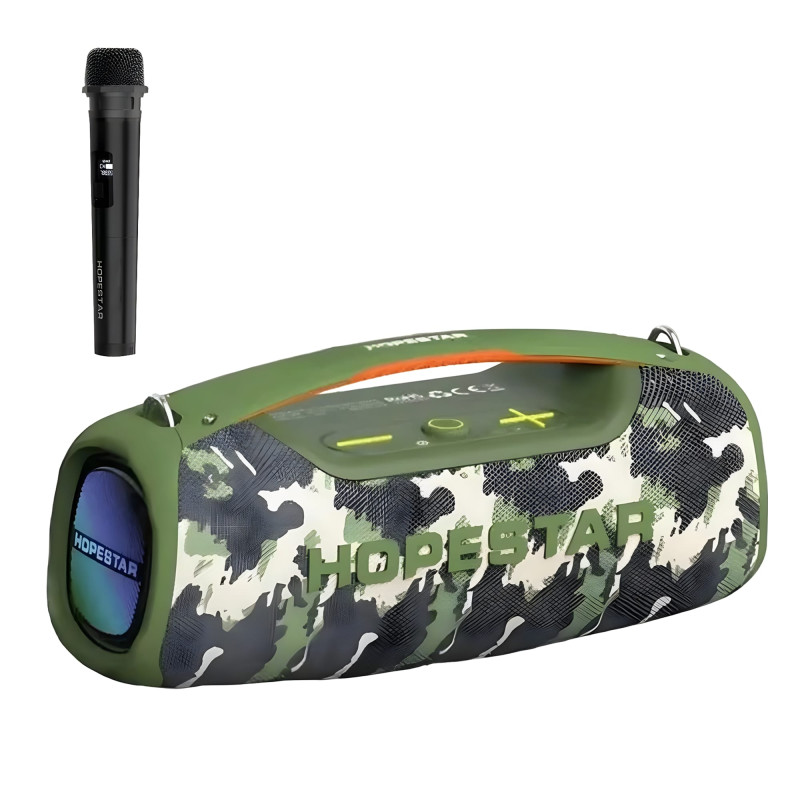 Портативна акустична система Hopestar A60 (100W, 15000mAh, IPX6),Камуфляж