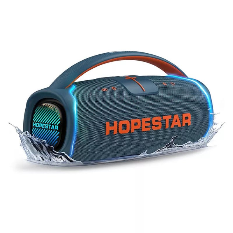 Портативна акустична система Hopestar A65 (300W, 30000mAh, IPX6),Синя