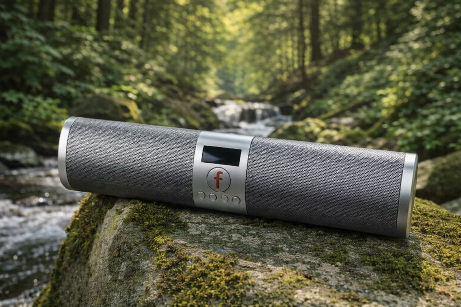 Портативна Bluetooth-колонка AEC J36 (10W, 2200mAh, Стерео),Сіра
