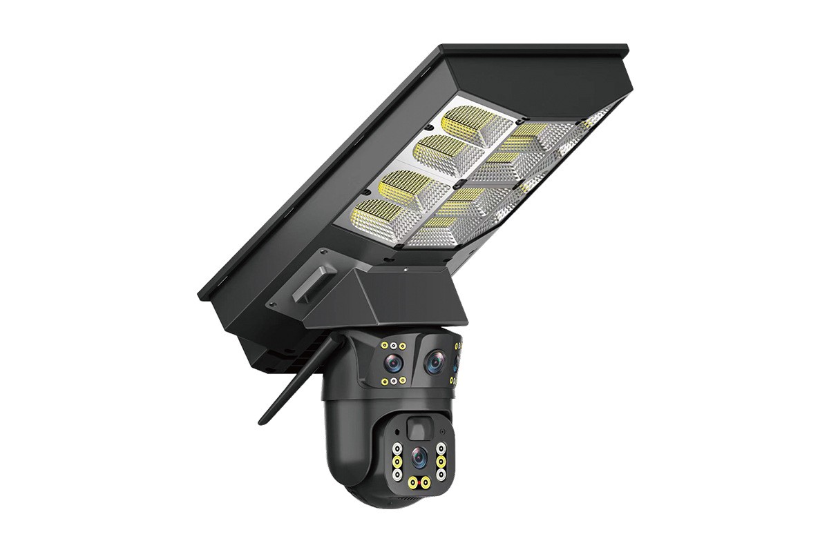 Вулична PTZ-камера 4-в-1 на сонячній панелі (SPM-XA01/T19-4G) з LED-прожектором