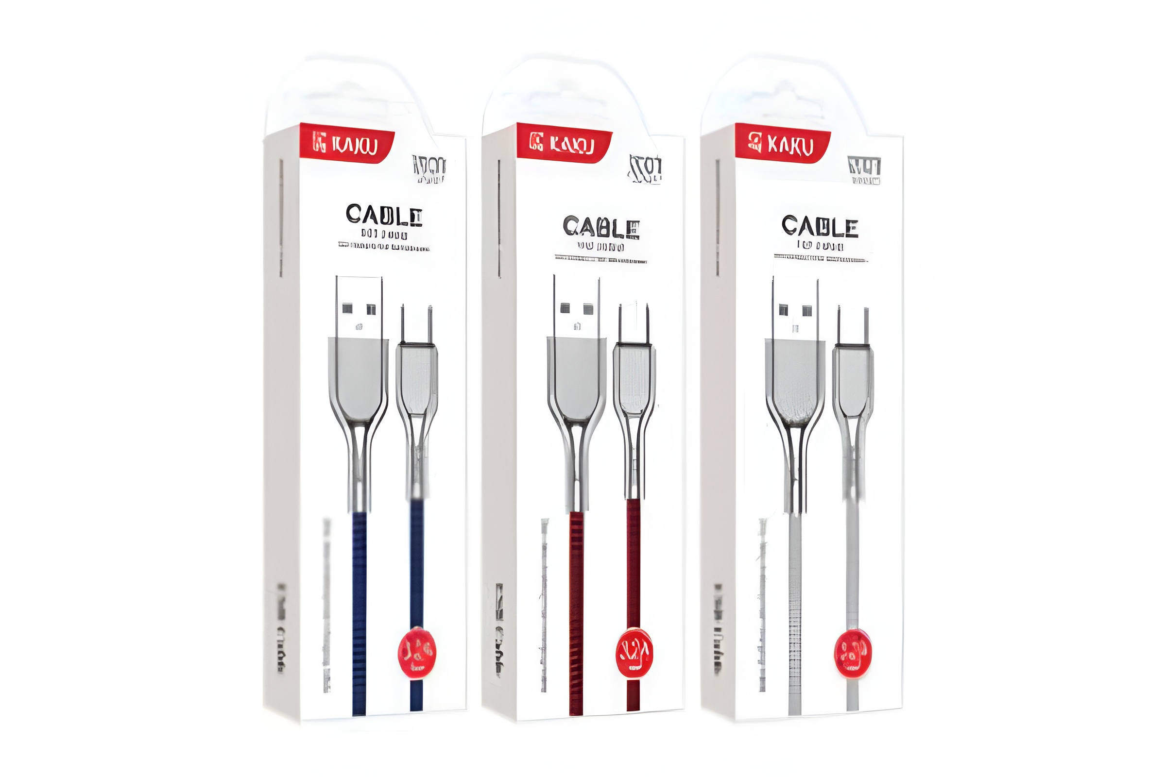 Кабель USB — Lightning / Micro-USB KAKUSIGA KSC-128 Auspicious Line (1.2м, 3.2А) — Підвищена потужність,в асортименті