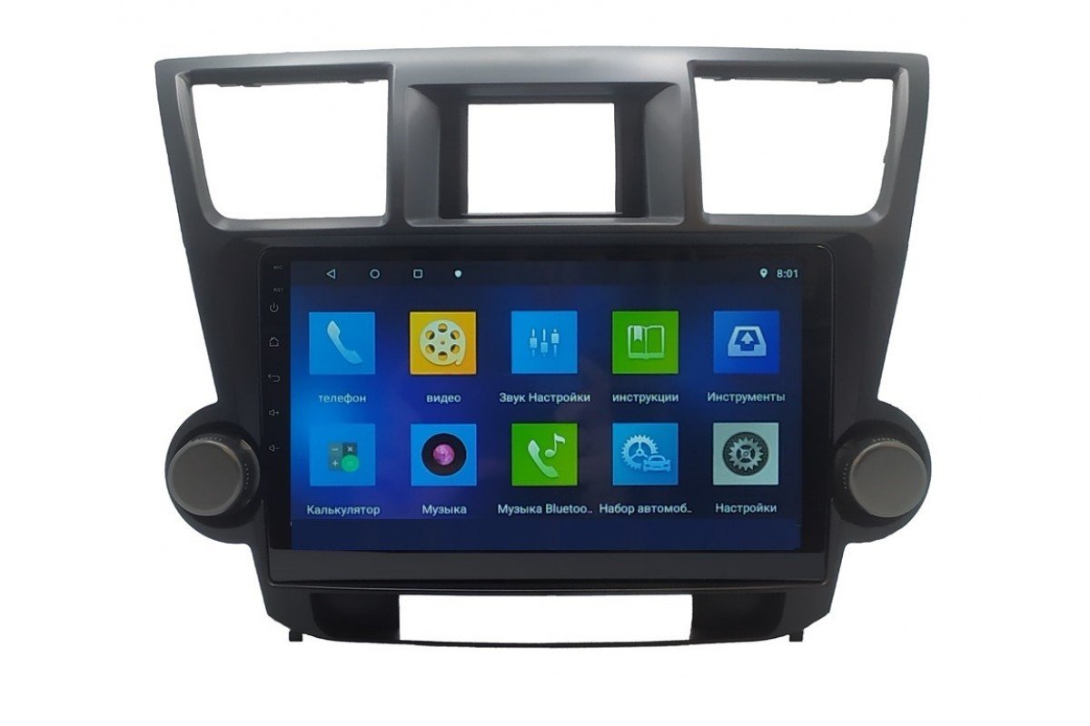 Штатна автомагнітола для Toyota Highlander 2009–2014 (10