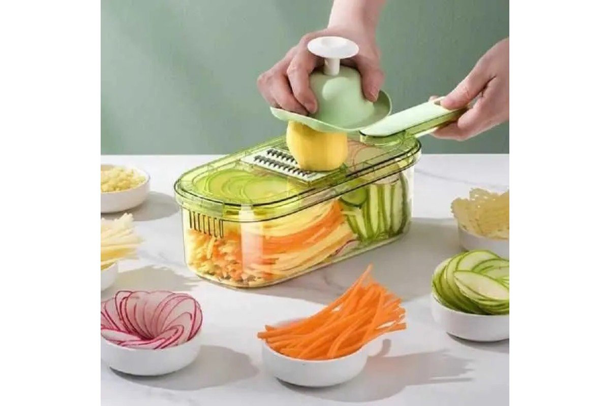 Мультифункціональна овочерізка-подрібнювач 4-в-1 Slicer 223-2 — Універсальний помічник на вашій кухні