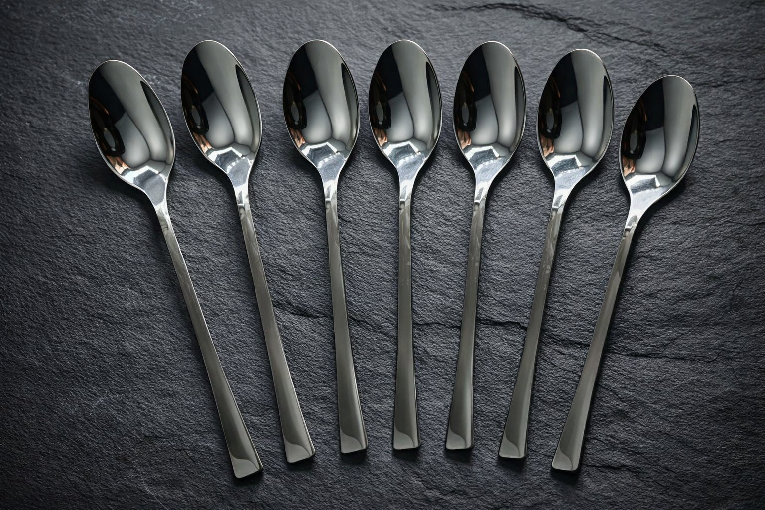 Набір чайних ложок Cutlery Set CD-33 (6 шт.) — Хром, художній візерунок та ергономіка