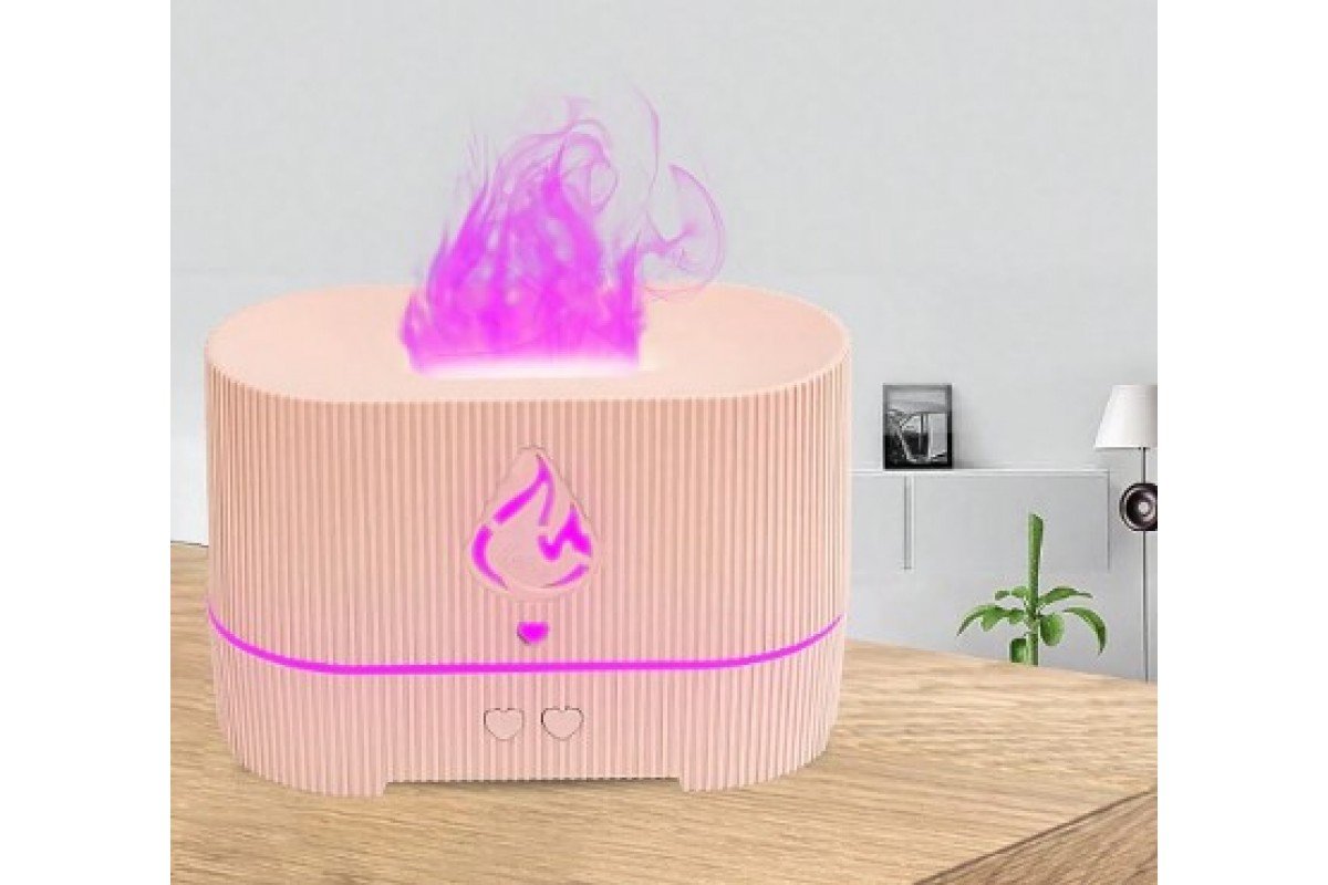 Зволожувач повітря з камінням Aroma Diffuser UV-2 / FT-1923 — Природна гармонія та зволоження,Рожевий