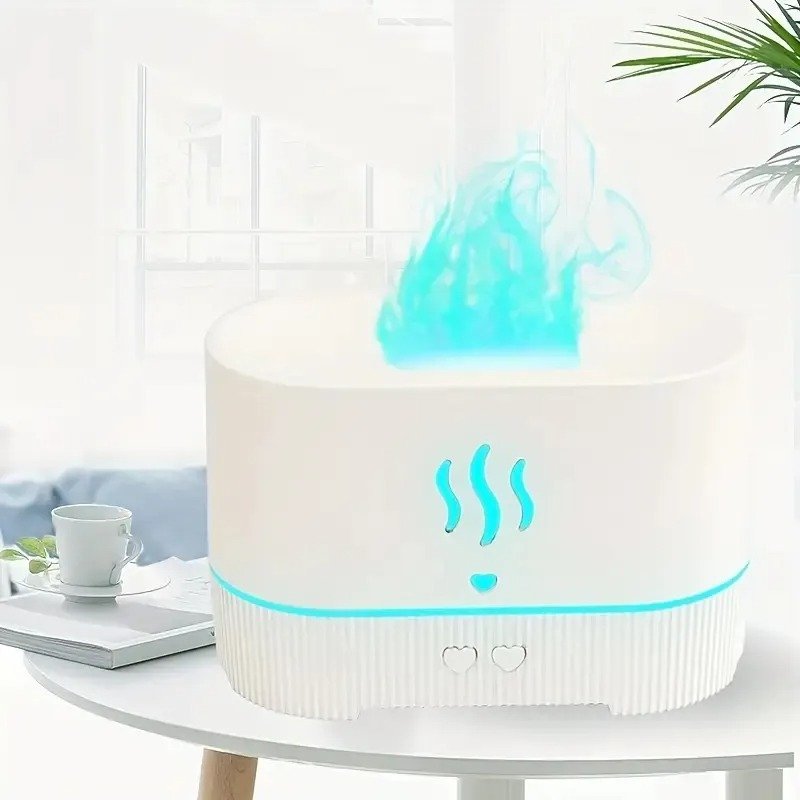 Зволожувач повітря з камінням Aroma Diffuser UV-2 / FT-1923 — Природна гармонія та зволоження,Білий
