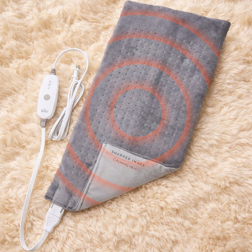 Масажна обтяжена електрогрілка MASSAGING WEIGHTED HEATING PAD LY66 (W65): Теплова терапія та розслаблення з ефектом занурення