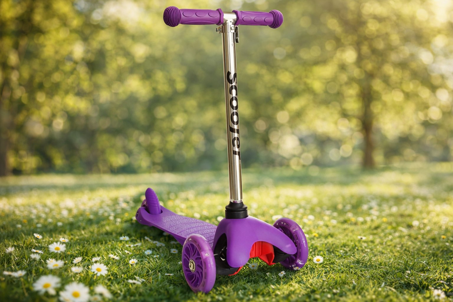 Дитячий триколісний самокат Scooter Mini 073: Перший транспорт для яскравих прогулянок,Фіолетовий