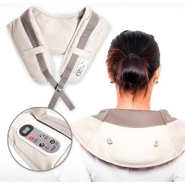 Ударний масажер для шиї та плечей Cervical Massage Shawls — Ваше персональне розслаблення
