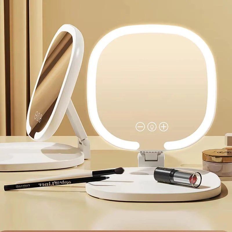 стільне косметичне дзеркало з LED-підсвіткою — Ваш ідеальний помічник для макіяжу