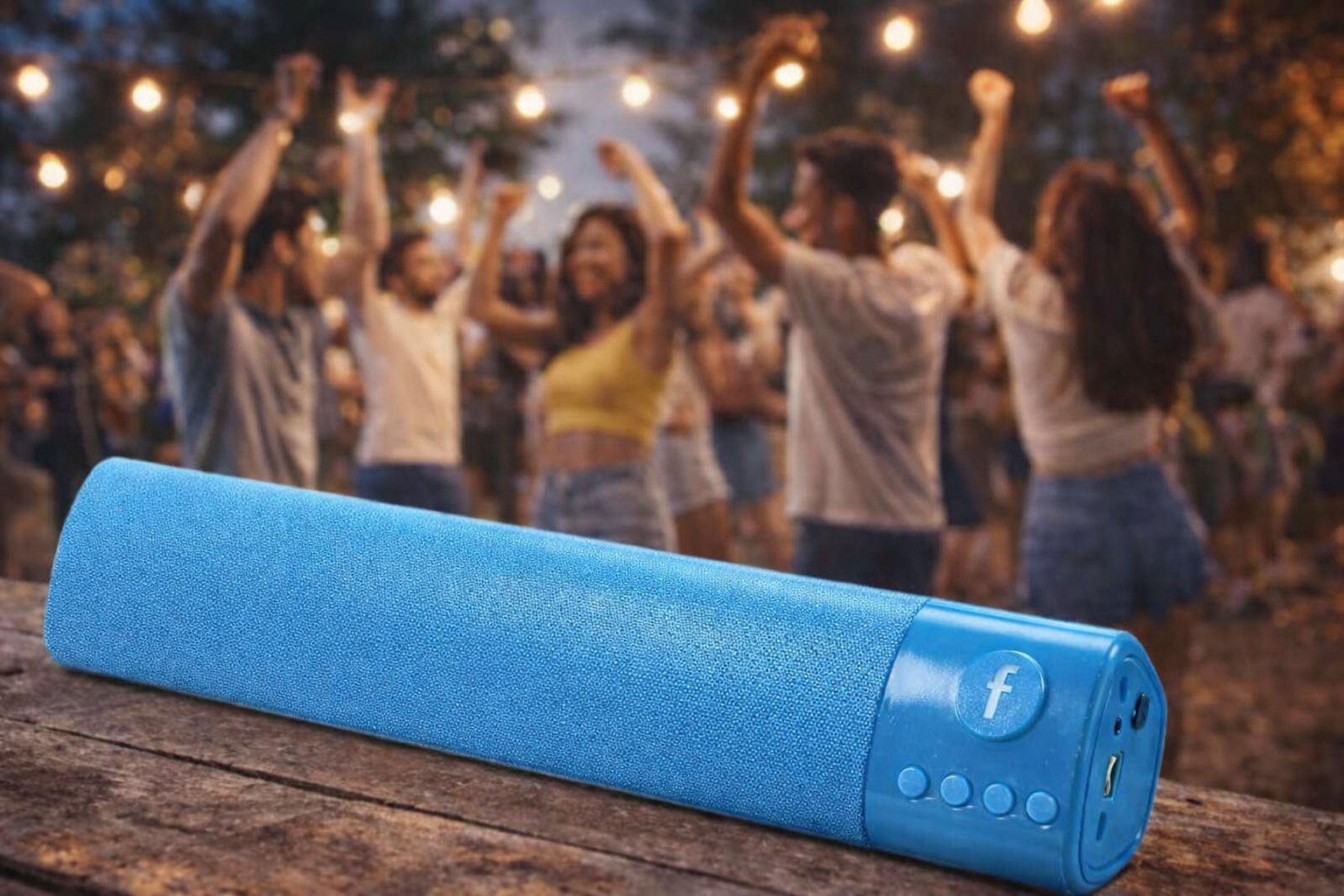Портативна Bluetooth колонка 1300 — Потужний звук та мобільність у кожній деталі,Блакитна