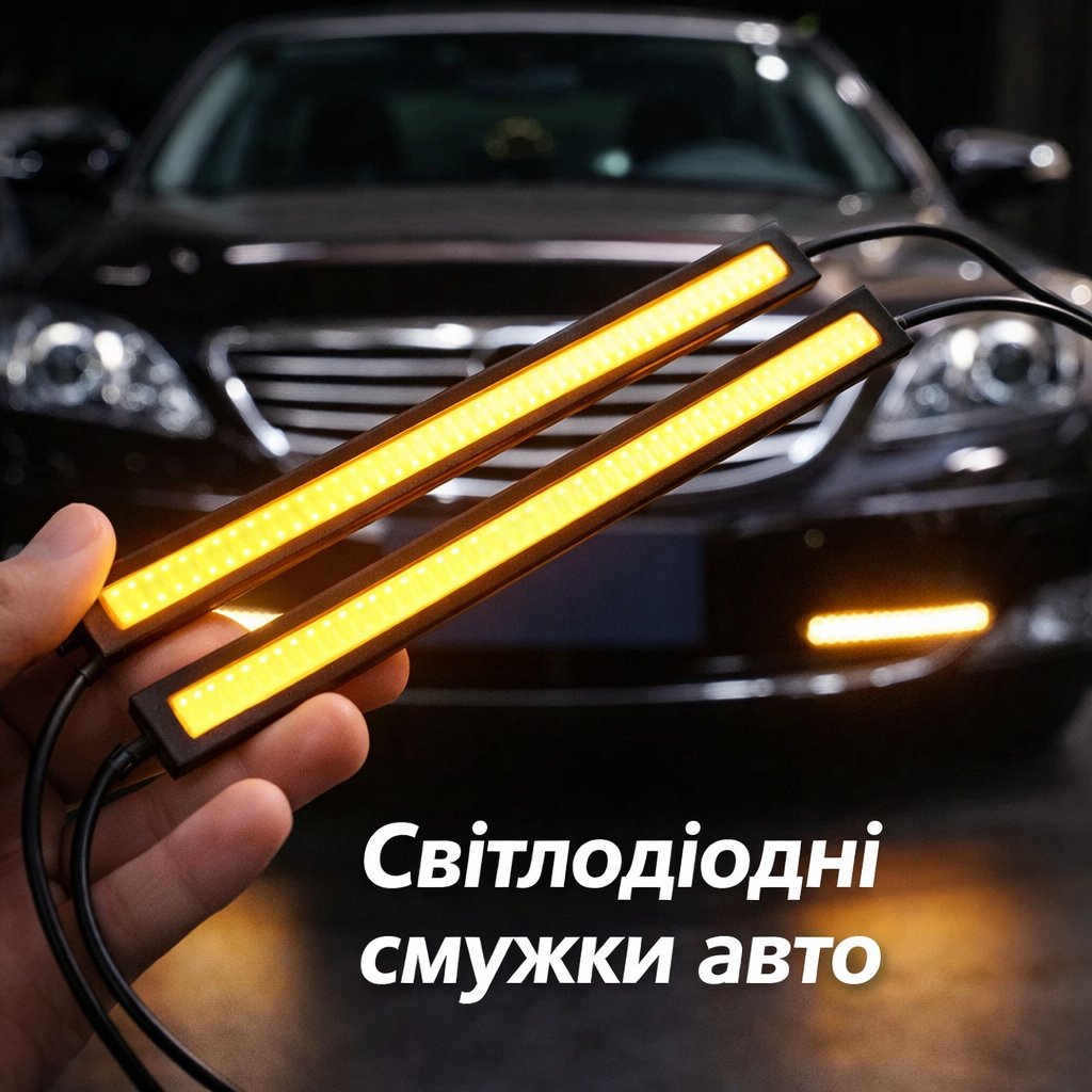 LED Автофара (Денні ходові вогні / Протитуманна), 17 см