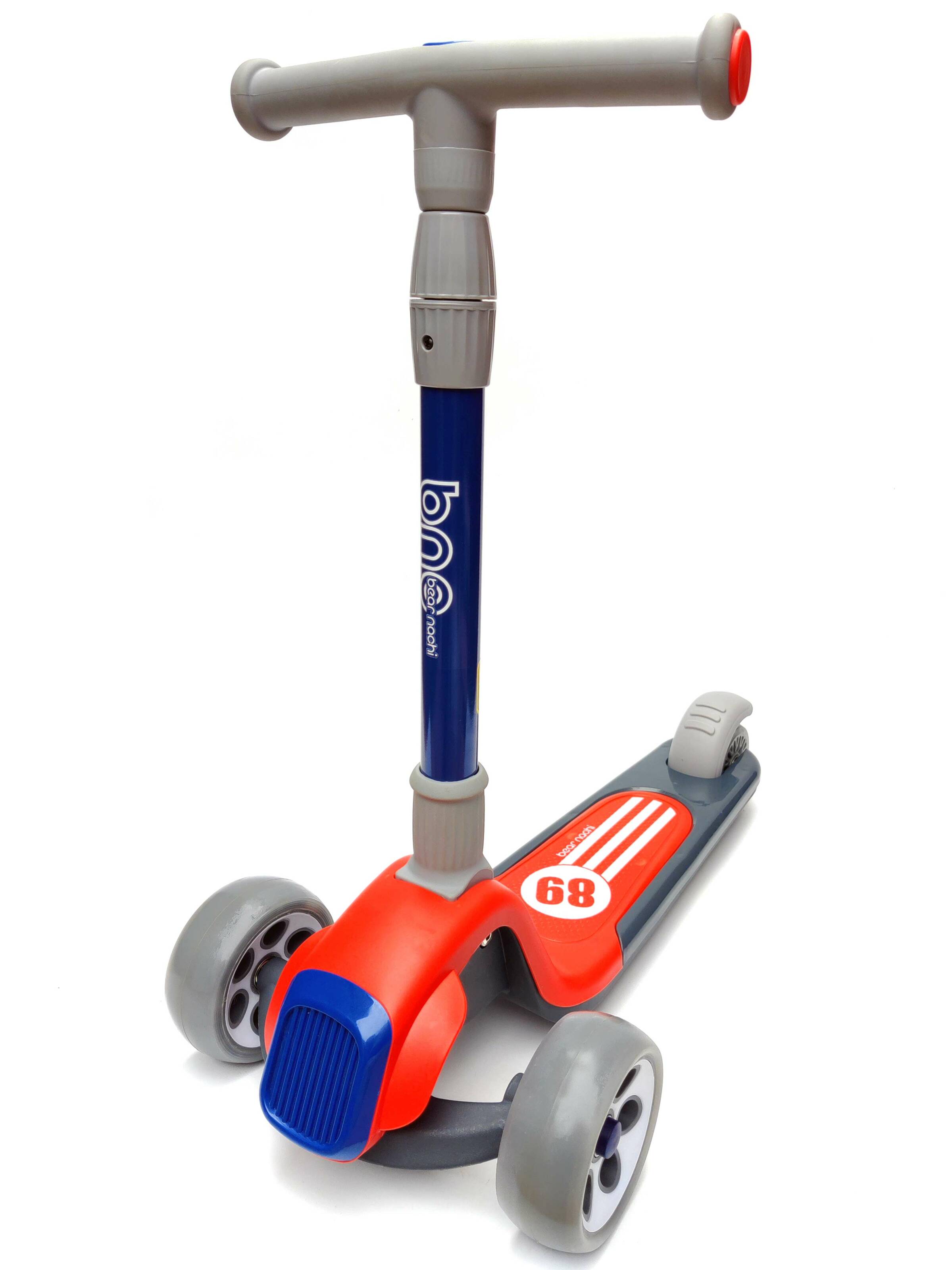 Дитячий триколісний самокат Best Scooter M1: Максимальна витривалість та футуристичний дизайн,Червоний