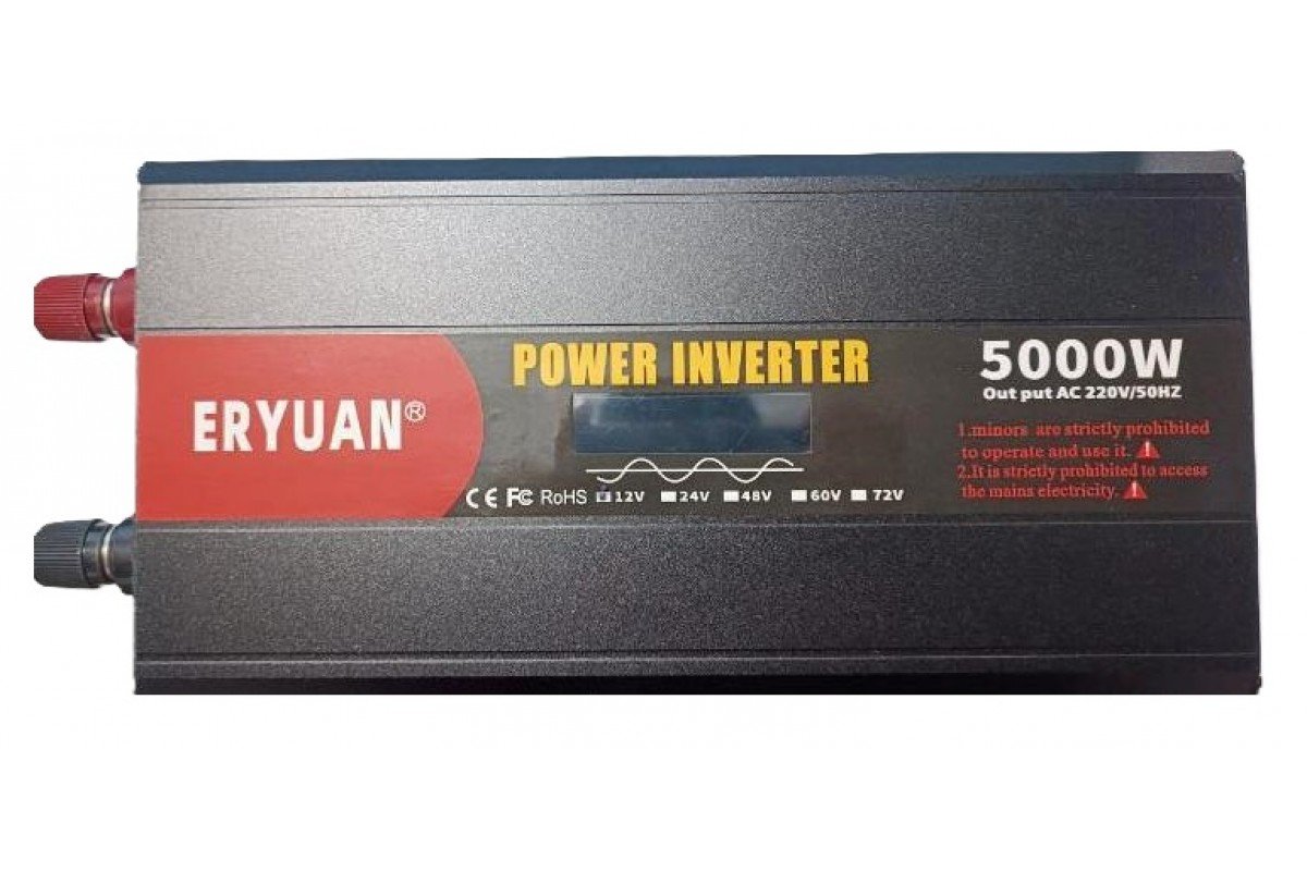 ПЕРЕТВОРЮВАЧ НАПРУГИ (ІНВЕРТОР) 5000W — ЧИСТИЙ СИНУС