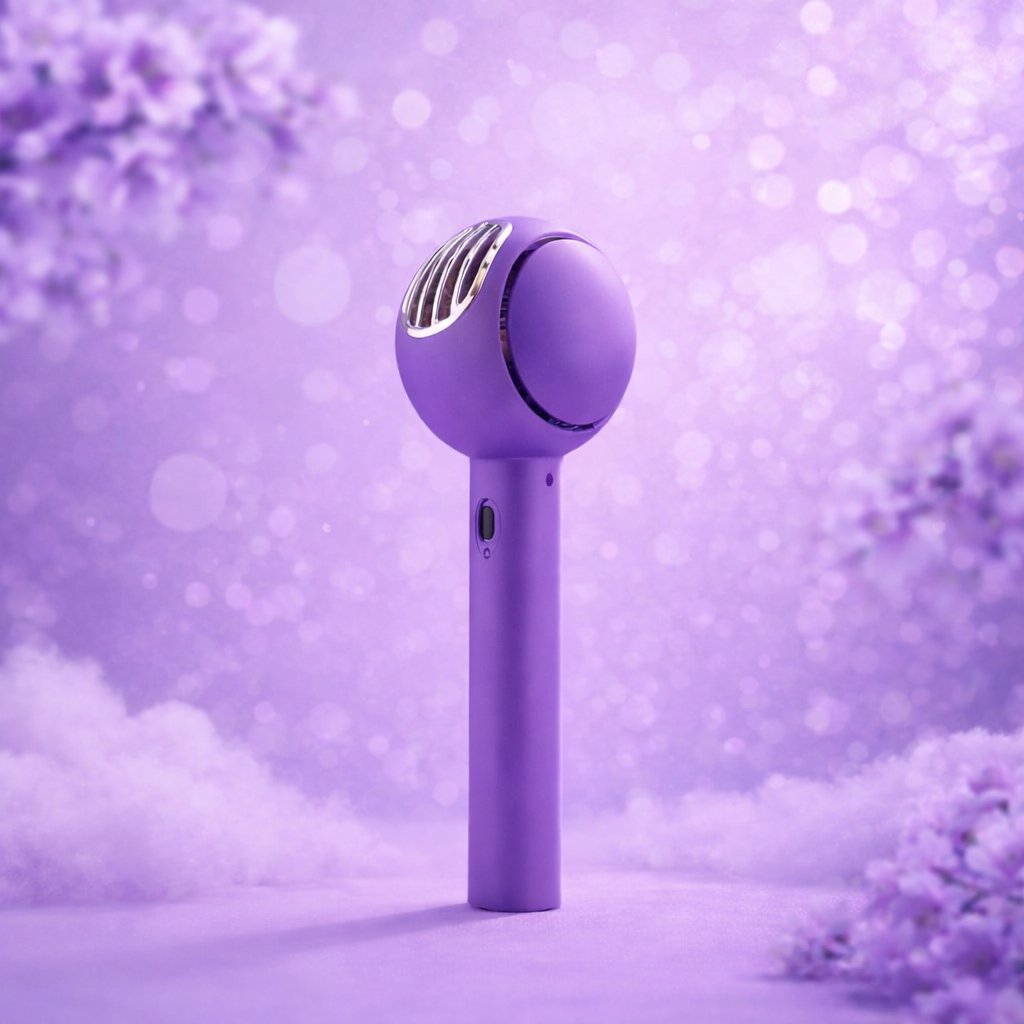 ПОРТАТИВНИЙ МІНІ-ВЕНТИЛЯТОР HANDHELD SMALL FAN (F)ASHION,Фіолетовий