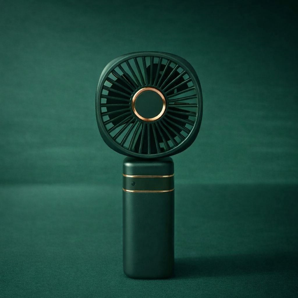 ПОРТАТИВНИЙ МІНІ-ВЕНТИЛЯТОР PORTABLE SMALL FAN S21,Зелений