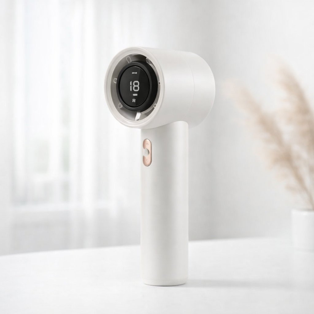 ПОРТАТИВНИЙ МІНІ-ВЕНТИЛЯТОР TURBO HANDHELD FAN T11,Білий