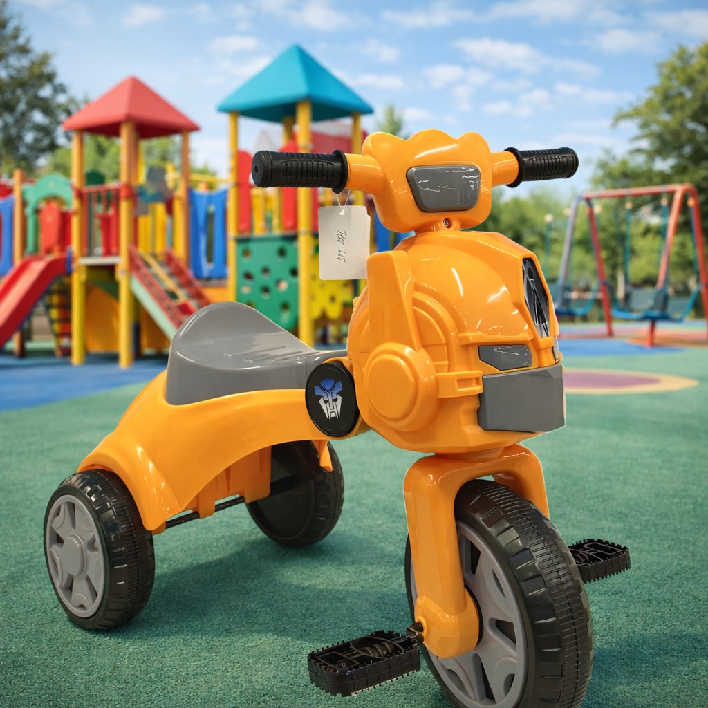 Дитячий триколісний велосипед-трансформер FD-19 Baby Tricycle,Помаранчевий