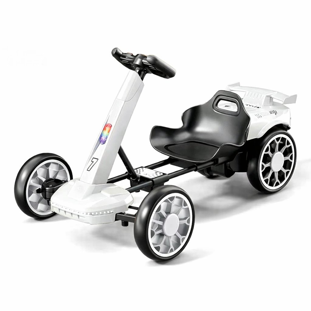 Дитячий електромобіль (Складана модель, 6V 7Ah, Bluetooth),Білий
