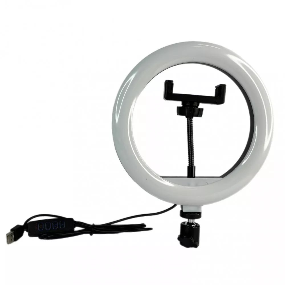 Компактна кільцева LED лампа QX-200 20 см (8