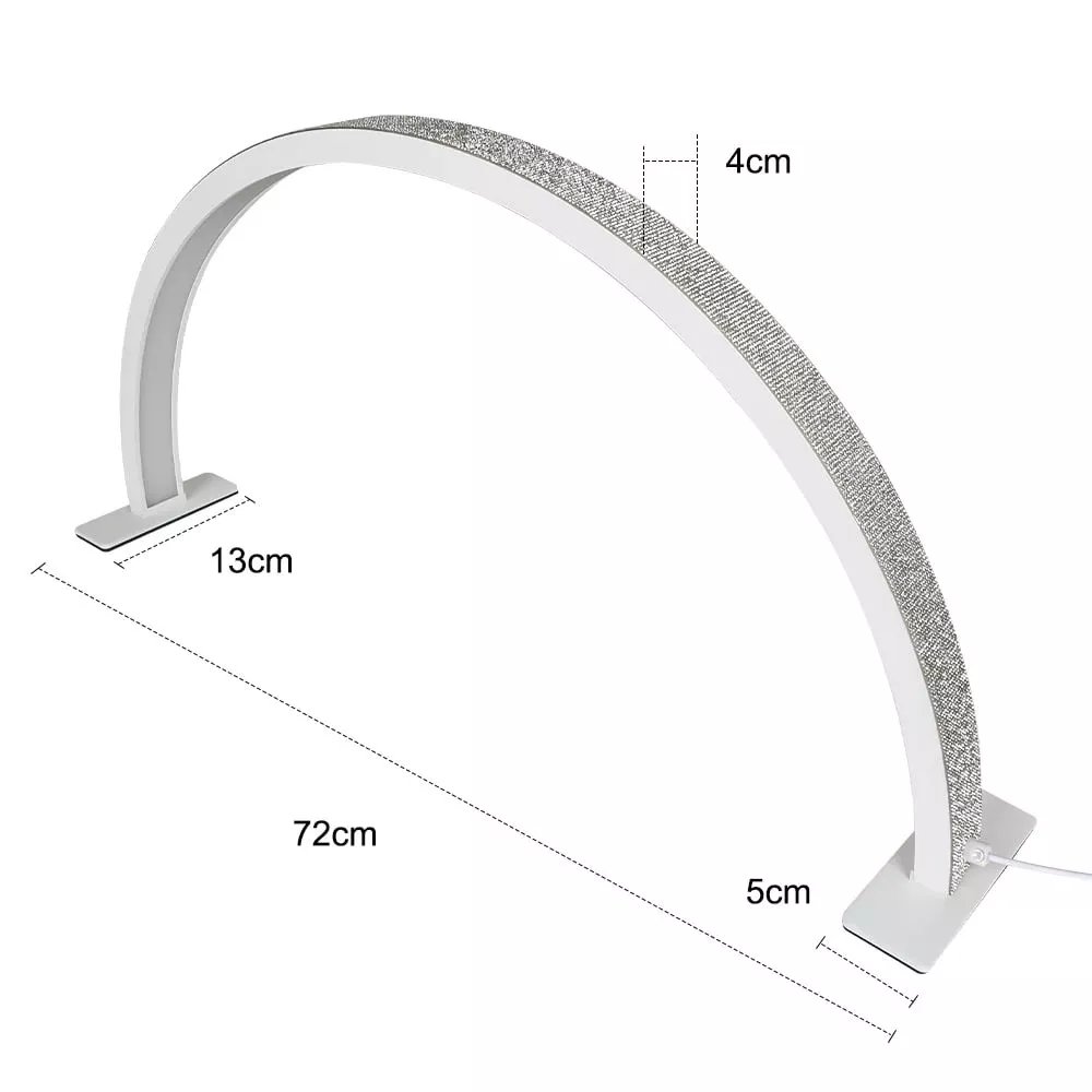 Бестіньова LED-лампа F-624 (72х36 см) — професійне освітлення зі збільшеною площею в білому виконанні