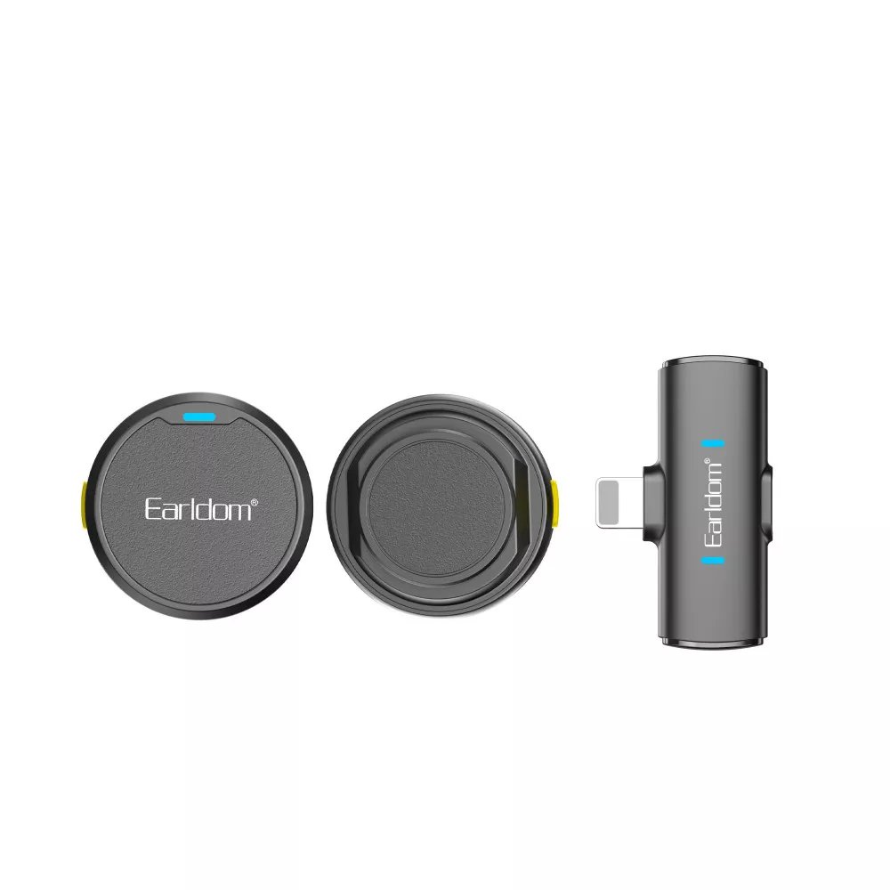 Бездротовий мікрофон Earldom ET-MC15L (Lightning) — ідеальний звук для пристроїв 