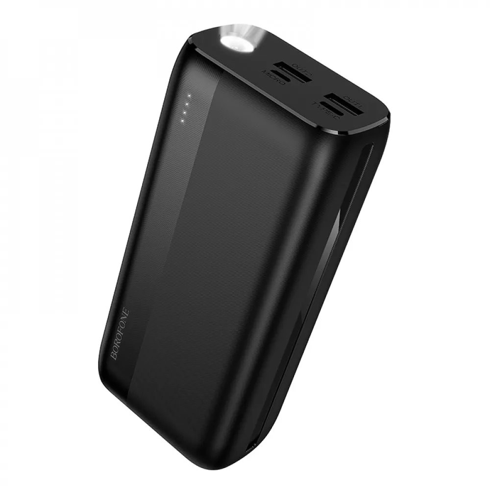 Повербанк Borofone BJ86A 30000 mAh — потужність та автономність із вбудованим освітленням