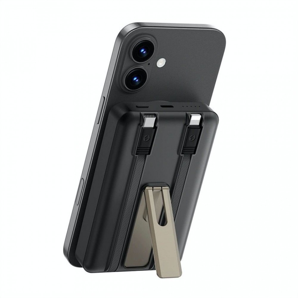 Повербанк WiWU Wi-P056 10000 mAh — універсальна станція з MagSafe та підставкою