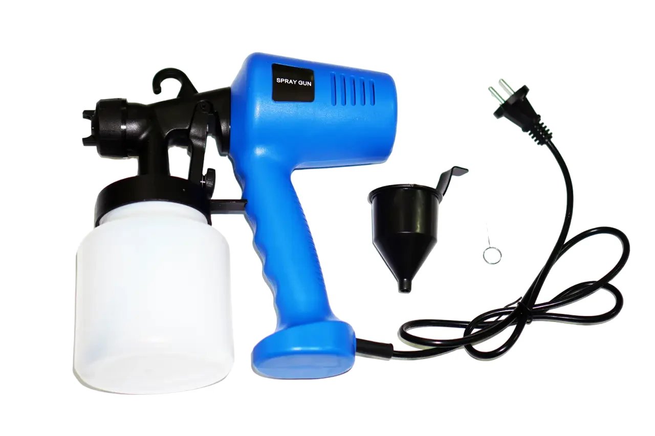 ТОЧНІСТЬ ТА ЗРУЧНІСТЬ: ЕЛЕКТРИЧНИЙ ФАРБОРОЗПИЛЮВАЧ SPRAY GUN (400 Вт) — BLUE