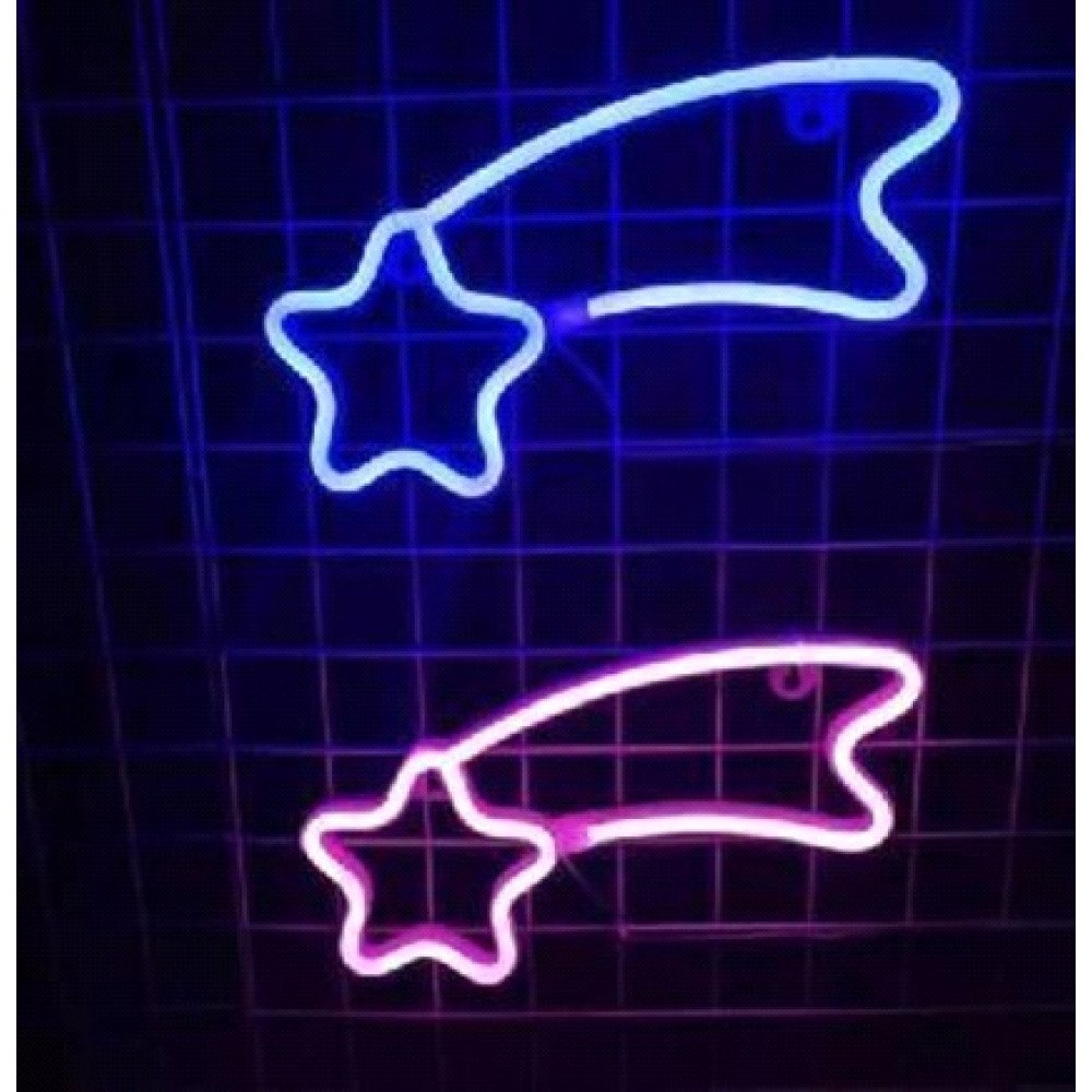 Нічний світильник Neon Lamp series — Falling star (Падаюча зірка)