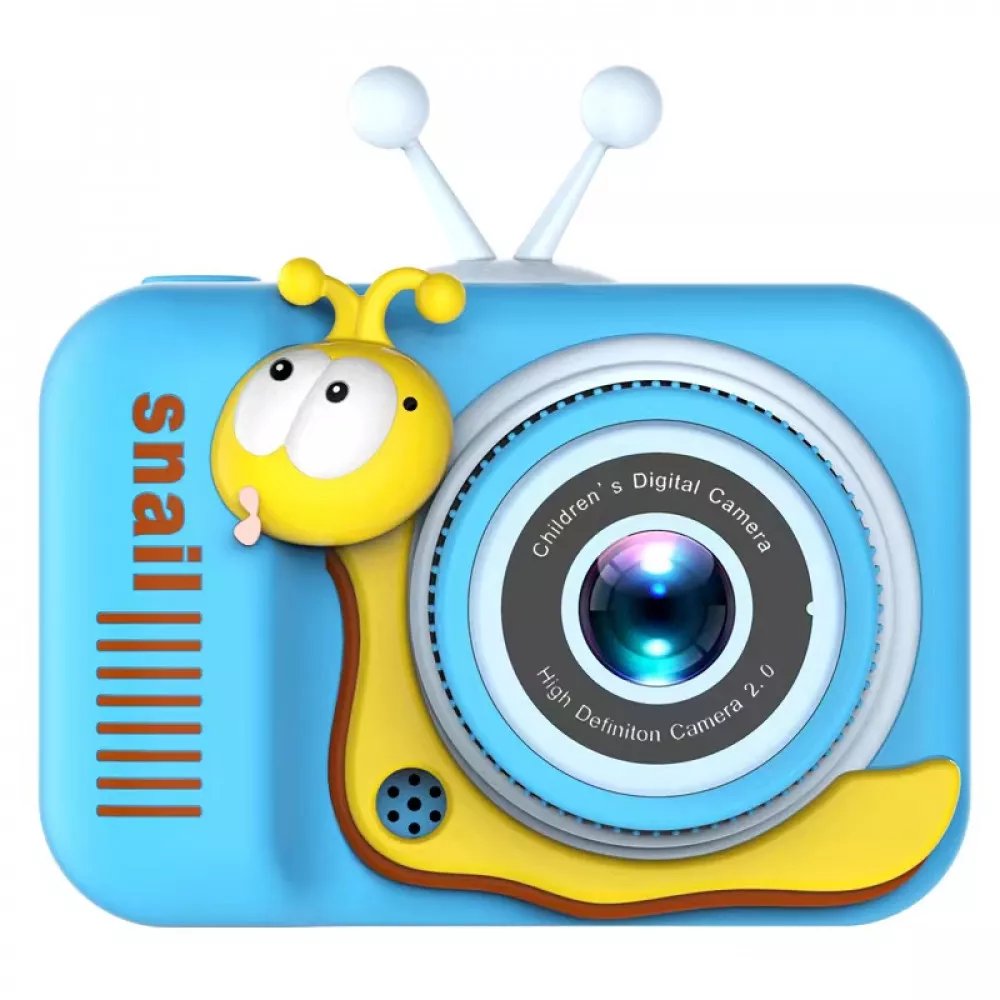 Дитячий фотоапарат Children's Fun Camera X14 — багатофункціональний простір для творчості та розваг (Синій)
