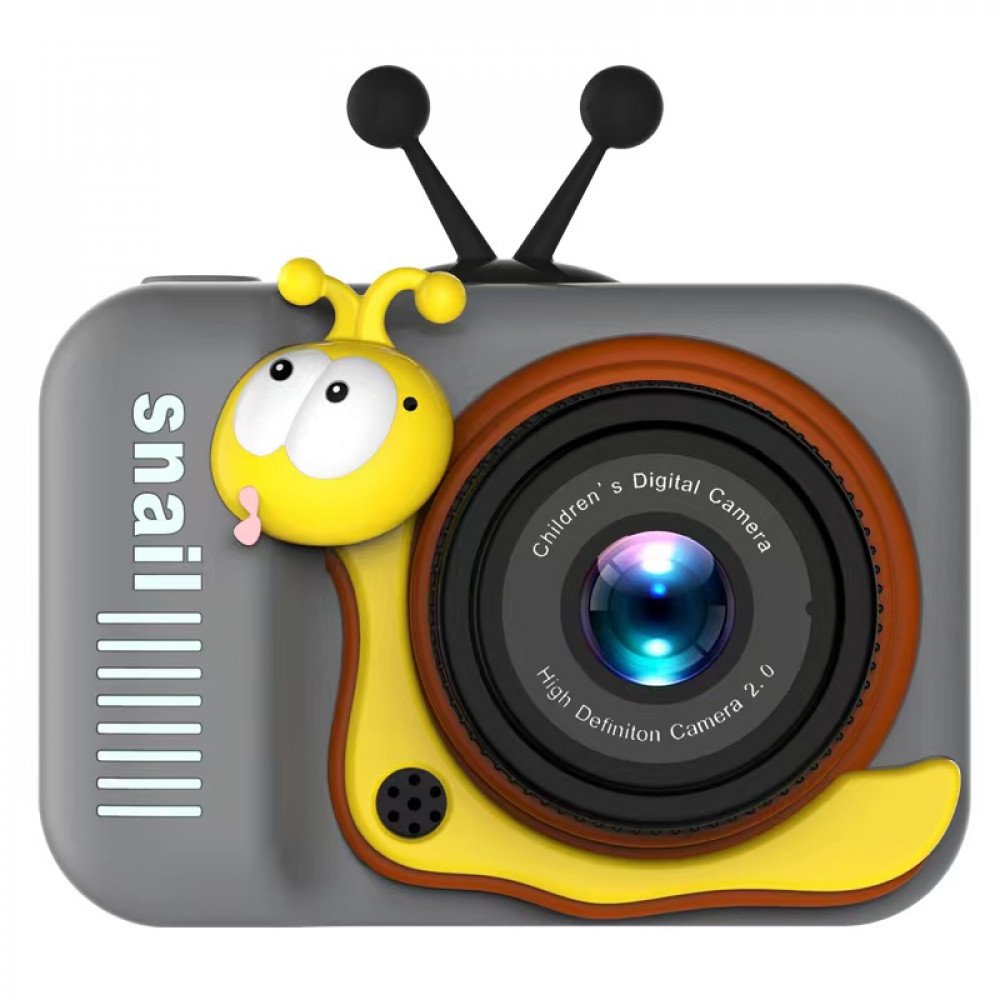 Дитячий фотоапарат Children's Fun Camera X14 — багатофункціональний простір для творчості та розваг (Сірий)
