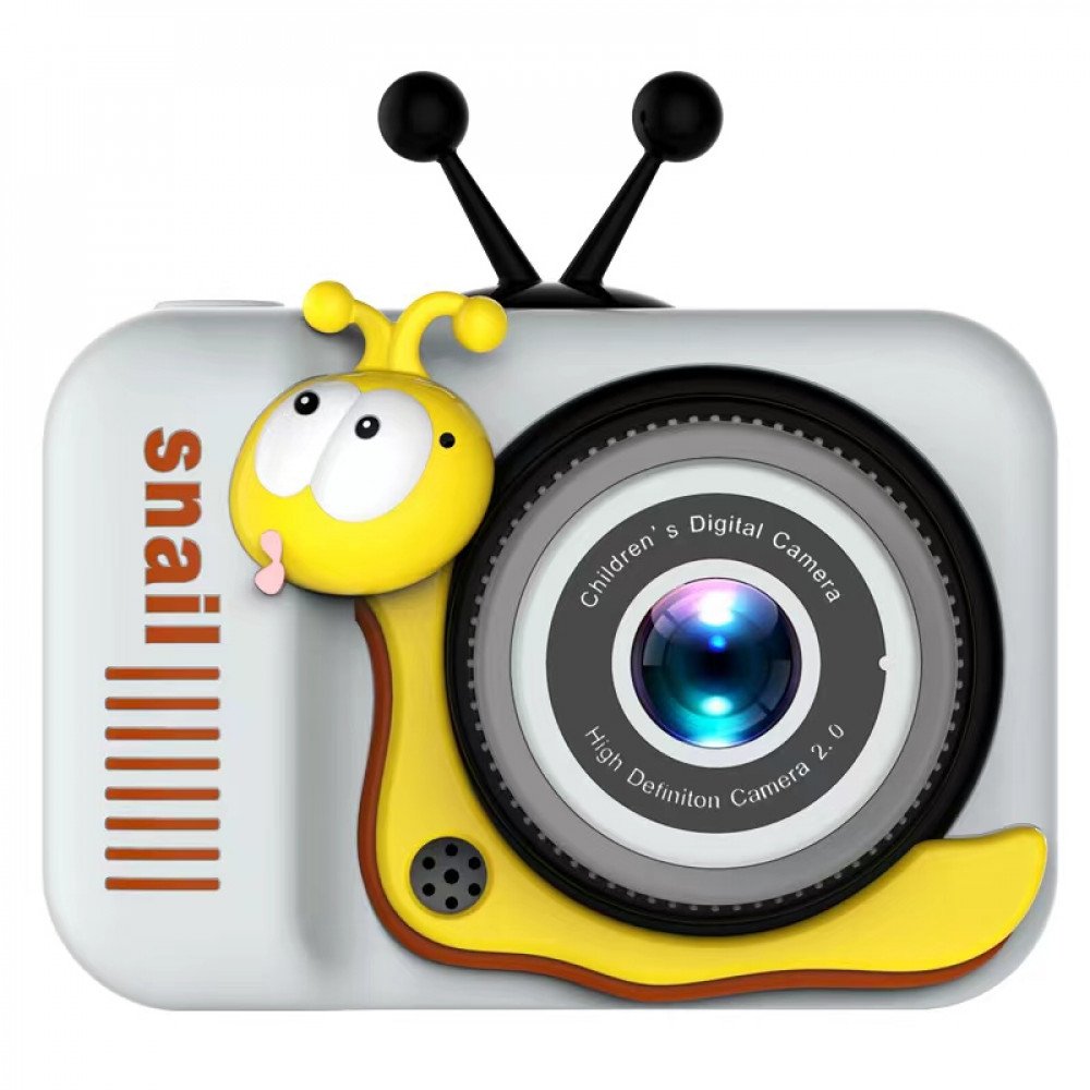 Дитячий фотоапарат Children's Fun Camera X14 — багатофункціональний простір для творчості та розваг (Світло-сірий)