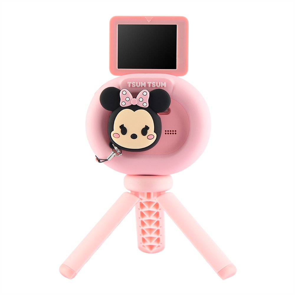 Дитячий фотоапарат Kids Camera K62 — стильний аксесуар для маленьких творців (Minnie Pink)