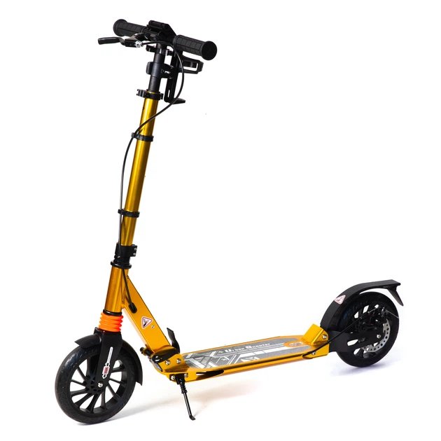 Двоколісний самокат Scooter Urban 116D — надійність та комфорт для міських поїздок,Золотий