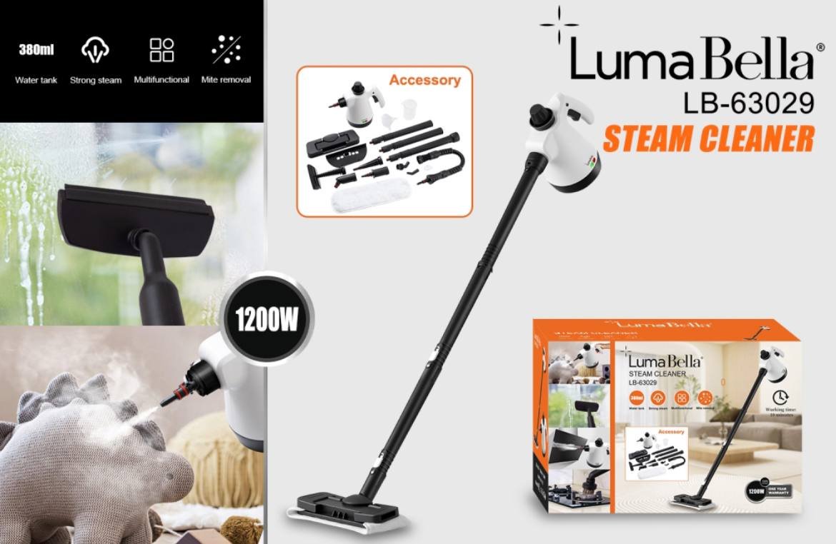 Пароочисник LumaBella LB-63029: Сила пари для бездоганної чистоти