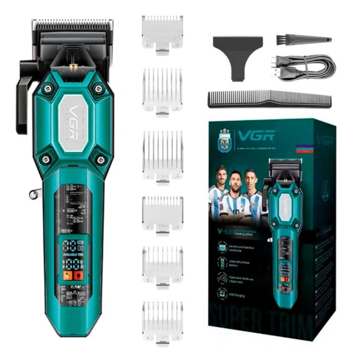Машинка для стрижки VGR V-600: Професійна продуктивність та ергономіка,Зелена