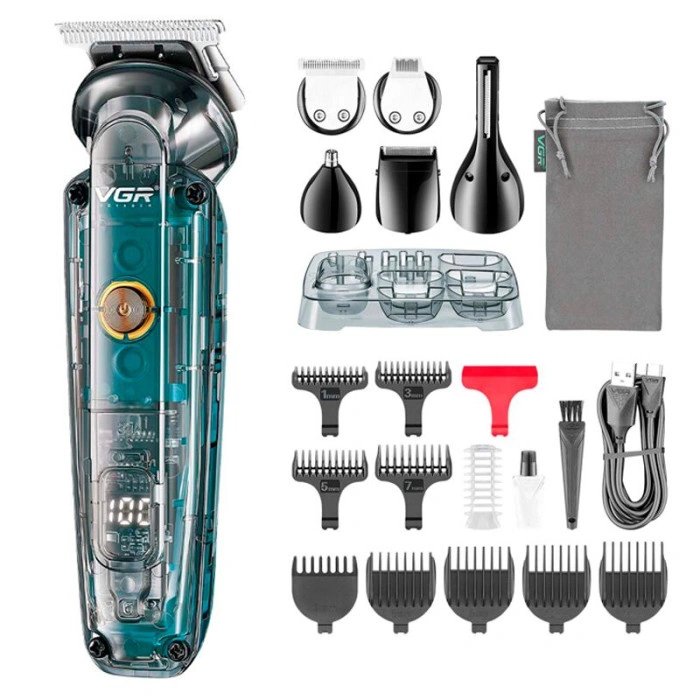 Набір для стрижки 6 в 1 VGR V-102: Професійна якість та повна свобода догляду