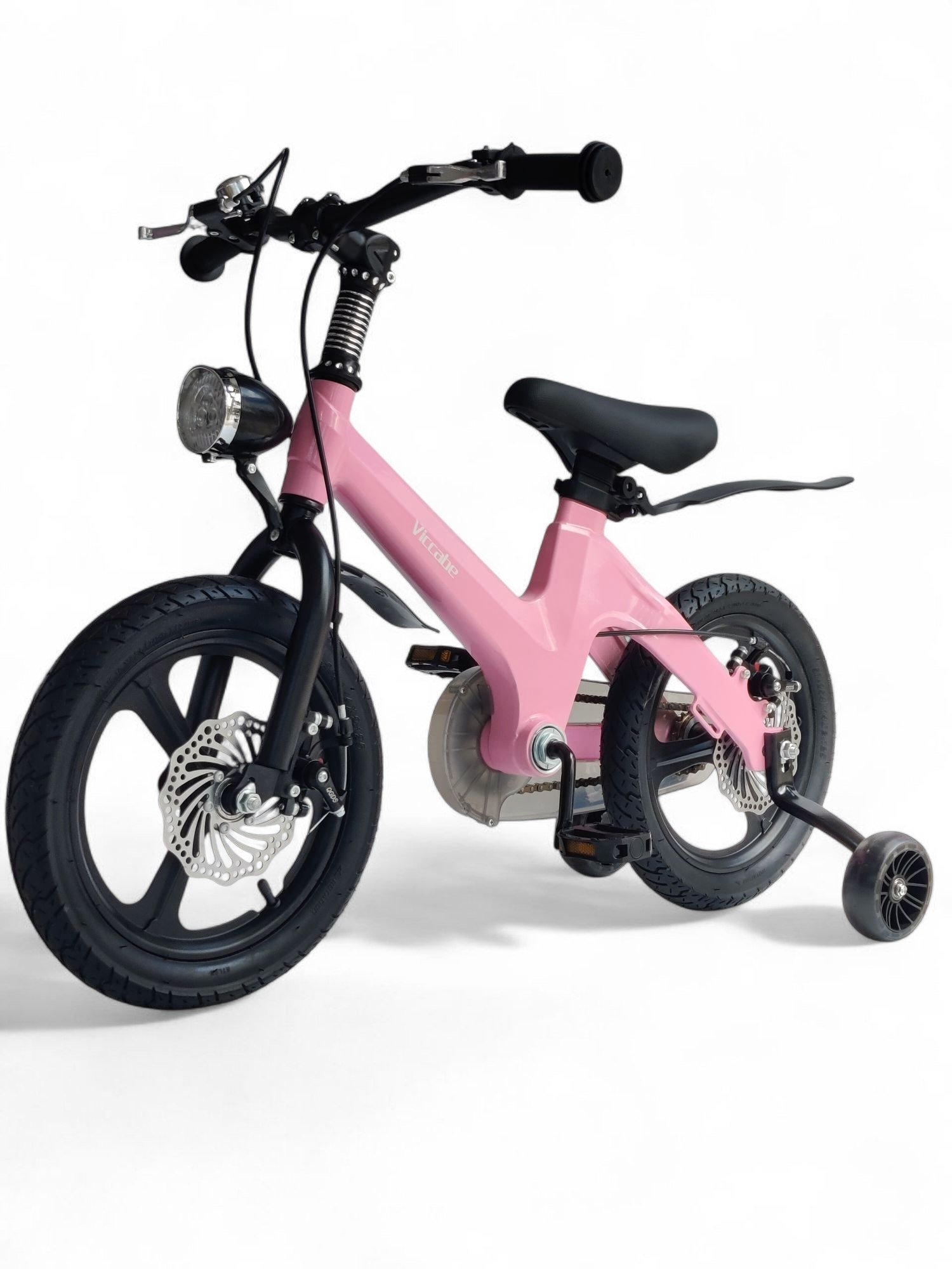 Дитячий велосипед Viccabe Magnesium 11A-14— легкість магнієвої рами та професійна безпека,Рожевий