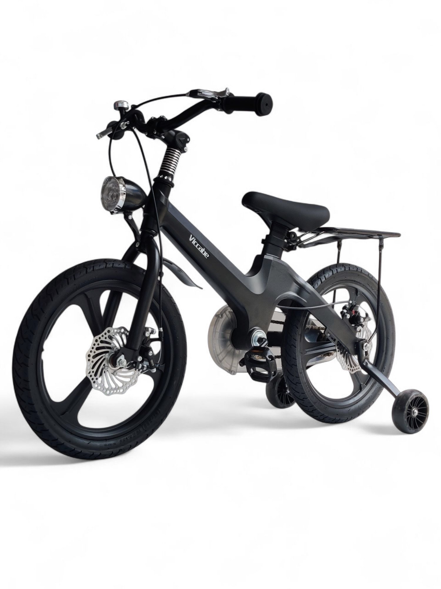 Дитячий велосипед Viccabe Magnesium 11A-18 — легкість магнієвої рами та професійна безпека,Чорний