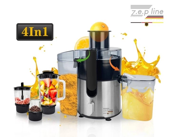 Багатофункціональна соковижималка Zepline ZP-122 (4-в-1) 3000 Вт