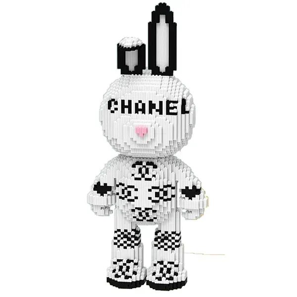 Грандіозний конструктор Magic Blocks  Bearbrick (Зайчик) на 3366 деталей