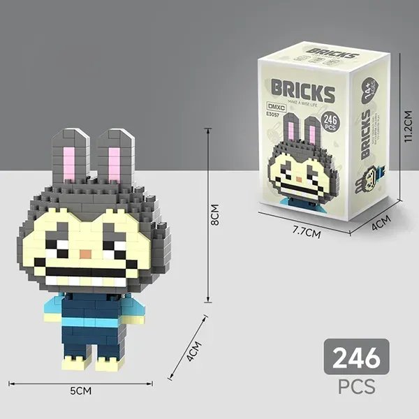 Конструктор BRICKS  — яскравий персонаж у 243 деталях