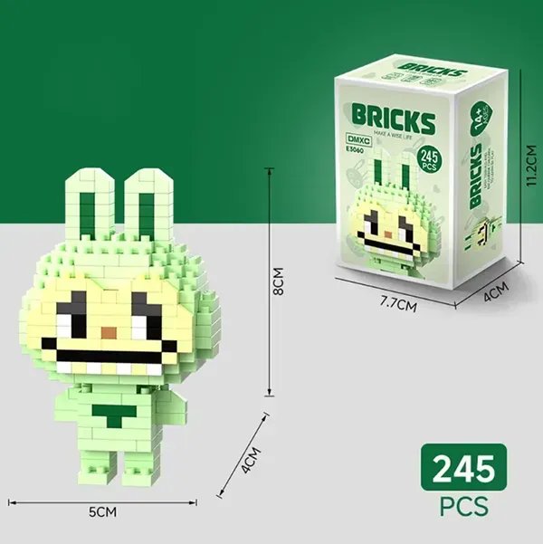 Конструктор BRICKS  — яскравий персонаж у 243 деталях