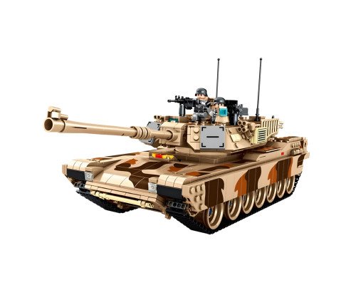 Конструктор «Танк Abrams» — легендарна міць у пустельному камуфляжі