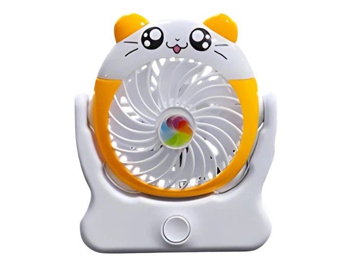 Портативний настільний вентилятор Mini Fan,Помаранчевий