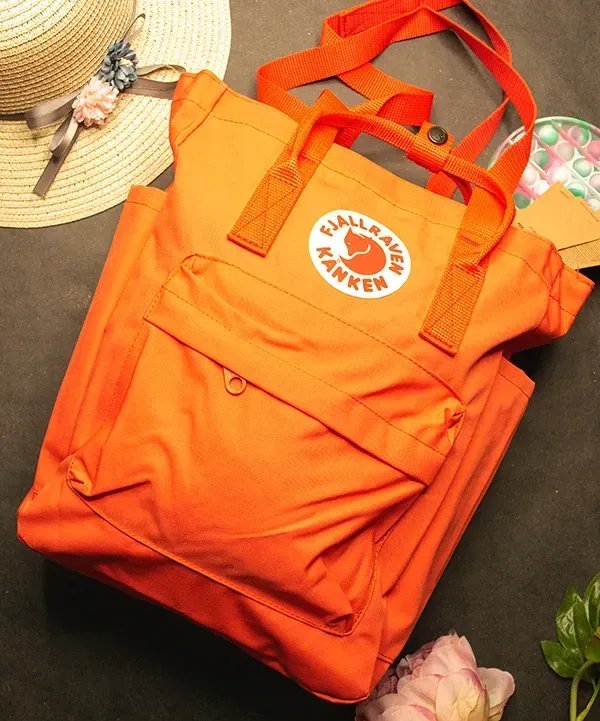 Рюкзак-трансформер Fjallraven Kanken 14л (36х30х15 см) – Яскраво-помаранчевий