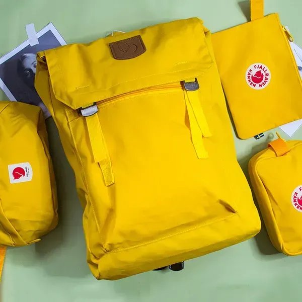 Рюкзак Fjallraven Kanken Foldsack No.1 16л (41х30х15 см) – Жовтий