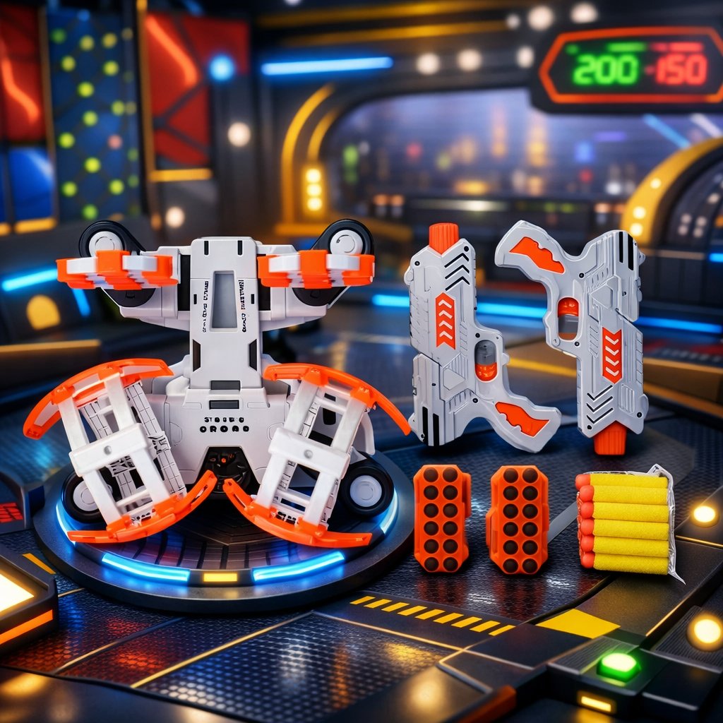 Тір ігровий набір з бластерами Space Wars стрільба у мішень з перешкодами для дітей
