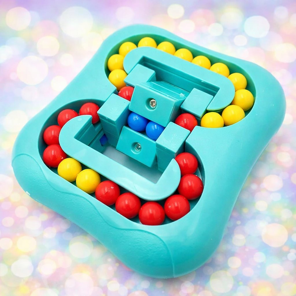 Антистрес-головоломка для дітей і дорослих Puzzle Ball Rotating Magic Spin Bean Cube —